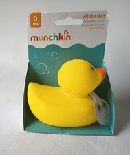 Munchkin White Hot NEW Safety Bath Ducky Rubber Duck Temperature Gauge FAST Ship