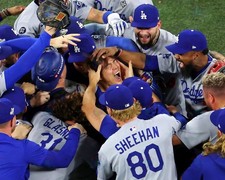 8x10 Photo YOSHINOBU YAMAMOTO Los Angeles Dodgers 2025 World Series MVP Champs