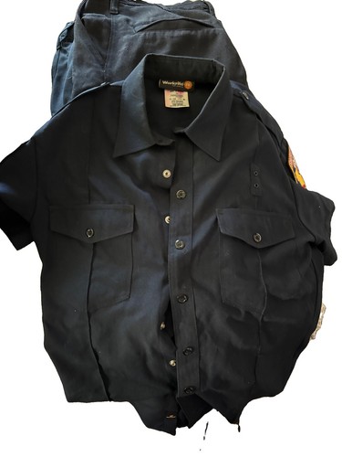 Workrite Fire Service Shirt Nomex IIIA NWOT Navy Blue FR Station Wear Arc 4.6