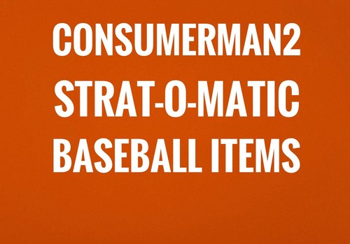STRAT-O-MATIC BASEBALL 1980 AMERICAN LEAGUE SINGLES original Brett Reggie Murray