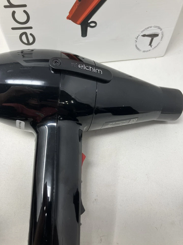 Elchim Professional 2001 High Pressure Hair Dryer - 2000 Watt BLACK - Image 2 of 3