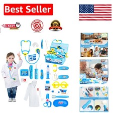 Portable Doctor Kit for Children 2-6 - Engaging Pretend Play for Learning  Fun
