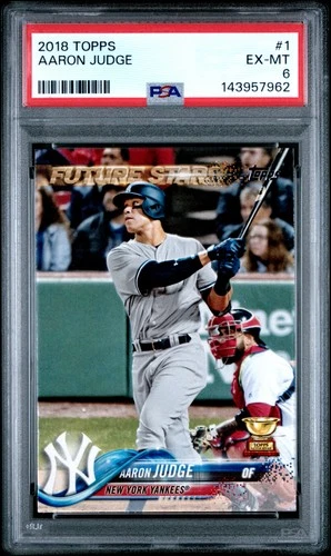 143957962 Aaron Judge 2018 Topps #1 Super All-Star Future Stars PSA 6