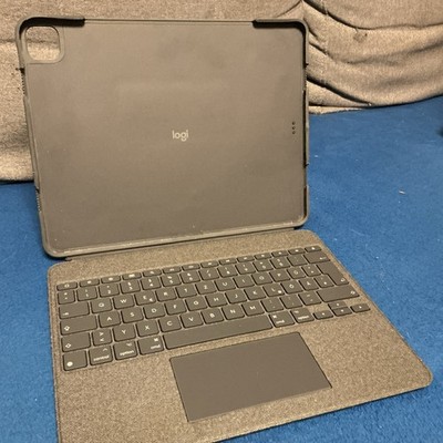 Logitech Combo Touch für iPad Pro 12.9'', 5. 6. Generation, Hülle Case Tastatur