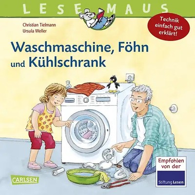 LESEMAUS 24: Waschmaschine, Föhn und Kühlschrank   Technik einfach gut erklärt
