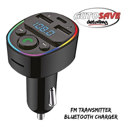 Simply - Auto FM Transmitter Bluetooth Ladegerät | Musik streamen | Freisprecheinrichtung | USB