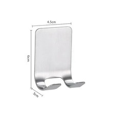 Bathroom Stainless Steel Razor Holder Storage Hook Wall Men Shaving Shaver Shelf