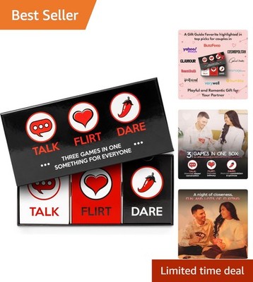 Intimate Couples Game: Talk Flirt Dare - Perfect for Weddings & Anniversaries