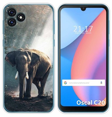 Silikonhülle Für Blackview Oscal C20 / C20 Pro Elefantendesign Zeichnungen