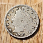 1910 Liberty Head "V" Nickel 5C With Cents Philadelphia Business Strike 412 — photo 1