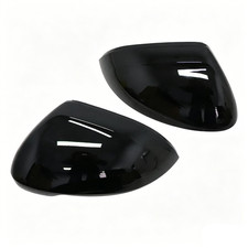 2x Spiegelkappen Abdeckung Schwarz Glänzend Fit für VW Passat Variant B8 3G5 CB5