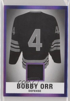 2017-18 Leaf 1960 Leaf Originals Memorabilia Purple 1/3 Bobby Orr #05 HOF 0f4