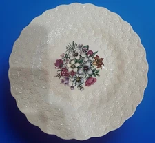 Spode Canadian Provincial Flowers Ceramic Platter 13”D
