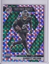 2025 Panini Mosaic #252 Garrett Wilson Mosaic Reactive Purple - New York Jets