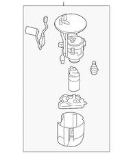 Genuine Mazda Fuel Pump Assembly PE18-13-35X