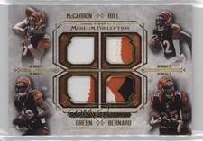 2014 Topps Museum Collection Gold /25 AJ McCarron Jeremy Hill Green Rookie RC