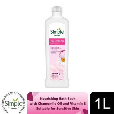 Simple Kind to Skin Bath Soak für empfindliche Haut geeignet 1 L