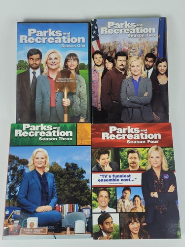 Parks And Recreation DVD Lot Seasons 1 2 3 4 Rec Amy Poehler Adam Scott *AS IS* - Picture 1 of 4