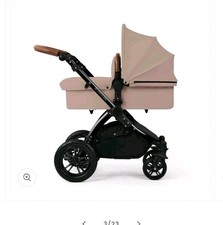 Ickle Bubba Stomp Luxe Pushchair and Carry Cot with Rain Cover