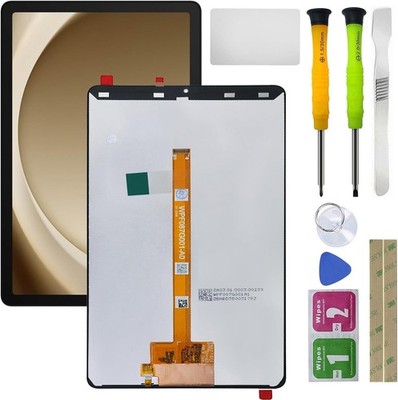 Galaxy Tab A9 LCD Screen Replacement 8.7'' Black + Tools