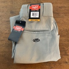 Rawlings Gray Baseball Pants Men's Small NEW