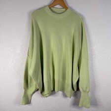 NWT Free People Easy Street Tunic in White Jade Sweater Boho Lagenlook Oversized