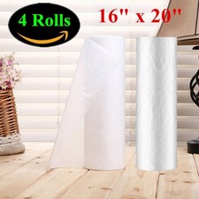 4 Rolls 16x20 Plastic Kitchen Fruit Vegetable Food Produce Storage Clear Bags US