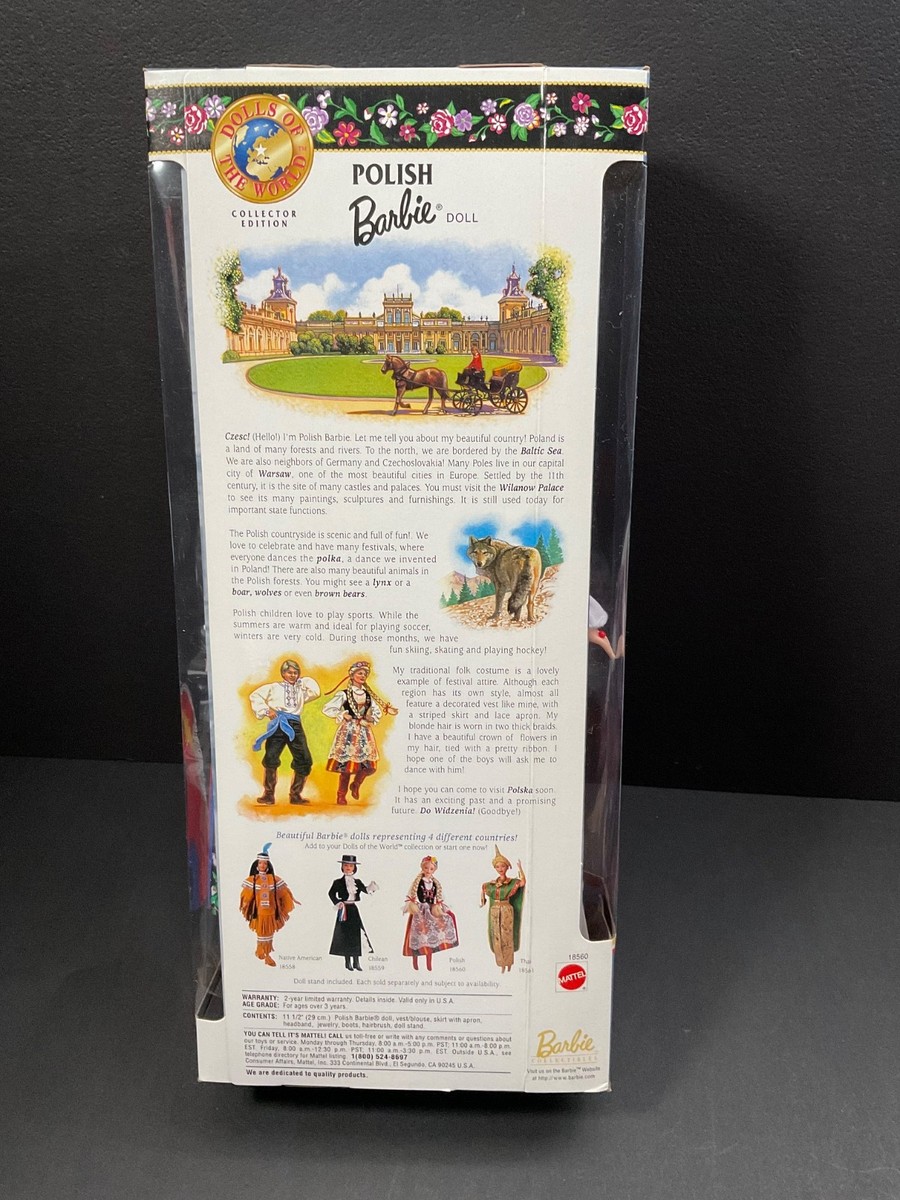Polish Barbie Dolls of the World Collector Edition 1997 Mattel