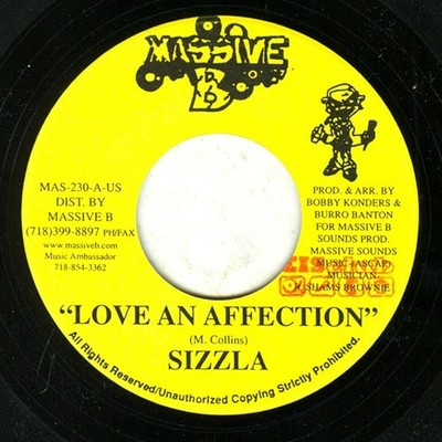 Sizzla - Love An Affection (7'')