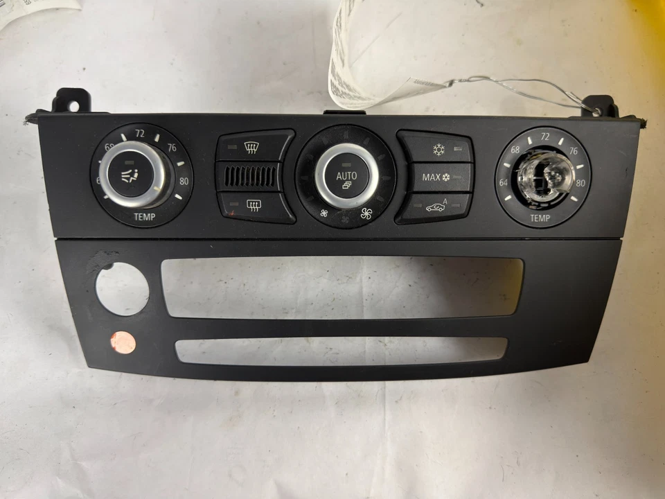 BMW 535i 2008-2010 aire acondicionado calefacción climatización panel interruptor 64119155643 OEM Foto 2 de 4
