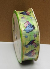 VINTAGE WRIGHT'S DISNEY WINNIE THE POOH EEYORE POLYESTER RIBBON 11 FEET
