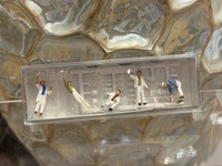 Preiser 10477 Maler 5 Figuren 1:87 H0 Neu + Ovp