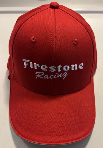Gorra de béisbol Firestone Racing Snapback logotipo bordado rojo adulto algodón sombrero - Imagen 1 de 6