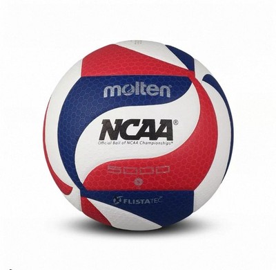 Molten V5M5000-3N Flistatec NCAA Volleyball - Red/White/Blue- PU Microfiber Ball