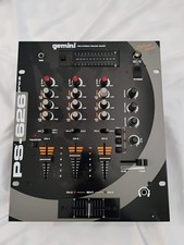 Gemini PS-626i 3-Channel Stereo DJ Mixer with Power Cord Turns On