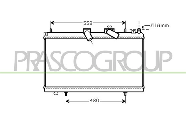 Prasco KüHler WasserküHler FüR CitroëN C5 III Break 2.7 Hdi Peugeot 607 407 SW-image