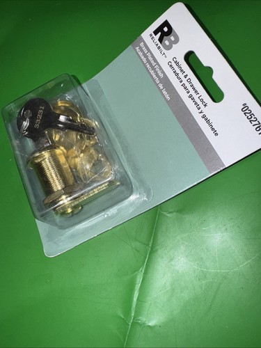 Gatehouse Cabinet & Drawer Security Lock w/ 2 Keys for 13/16" Thick Panel - Picture 3 of 3