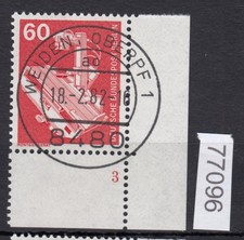 Berlin 1978, Mich.-Nr.: 582 gestempelt  Eckrand  FN 3