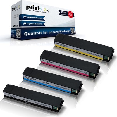 4x Austausch XL Tintenpatronen für HP PageWide-352dw PageWide-MFP377dw BKCMY