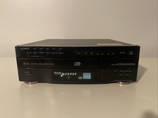 SONY CDP-C322M 5 Disc CD Changer Carousel Player Tested No Remote VTG 1992 Japan