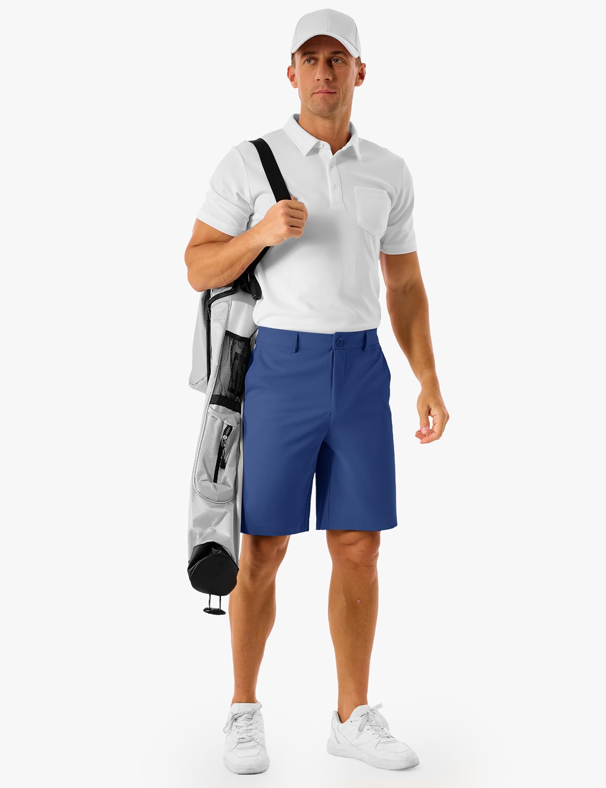 Men's Golf Shorts 9 Inch Stretch Lightweight Dress Work Casual Shorts Quick Dry