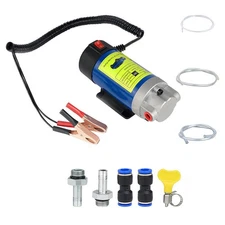 12Volt Electric Engine Oil Transfer Extractor Fluid Suction Pump Diesel Siphon🔥
