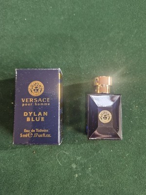 Versace Pour Homme Dylan Blue EDT .17oz/5ml Mini Travel Size NIB