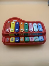2 in 1 Piano Xylophone for Toddlers, 8 Multicolored Cause and Effect Toys Bab...
