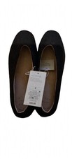 A New Day Womens Slip-On Flats Memory Foam Black Solid Round Toe US 6