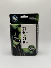 HP 21 Black  HP 21 Black Genuine Ink Cartridges C9508FN 2 Pack 2015 Expired