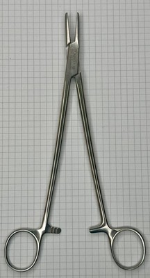 AESCULAP BM255R NADELHALTER HEGAR kräftiges Modell gerrieft 20,5cm Made in GER