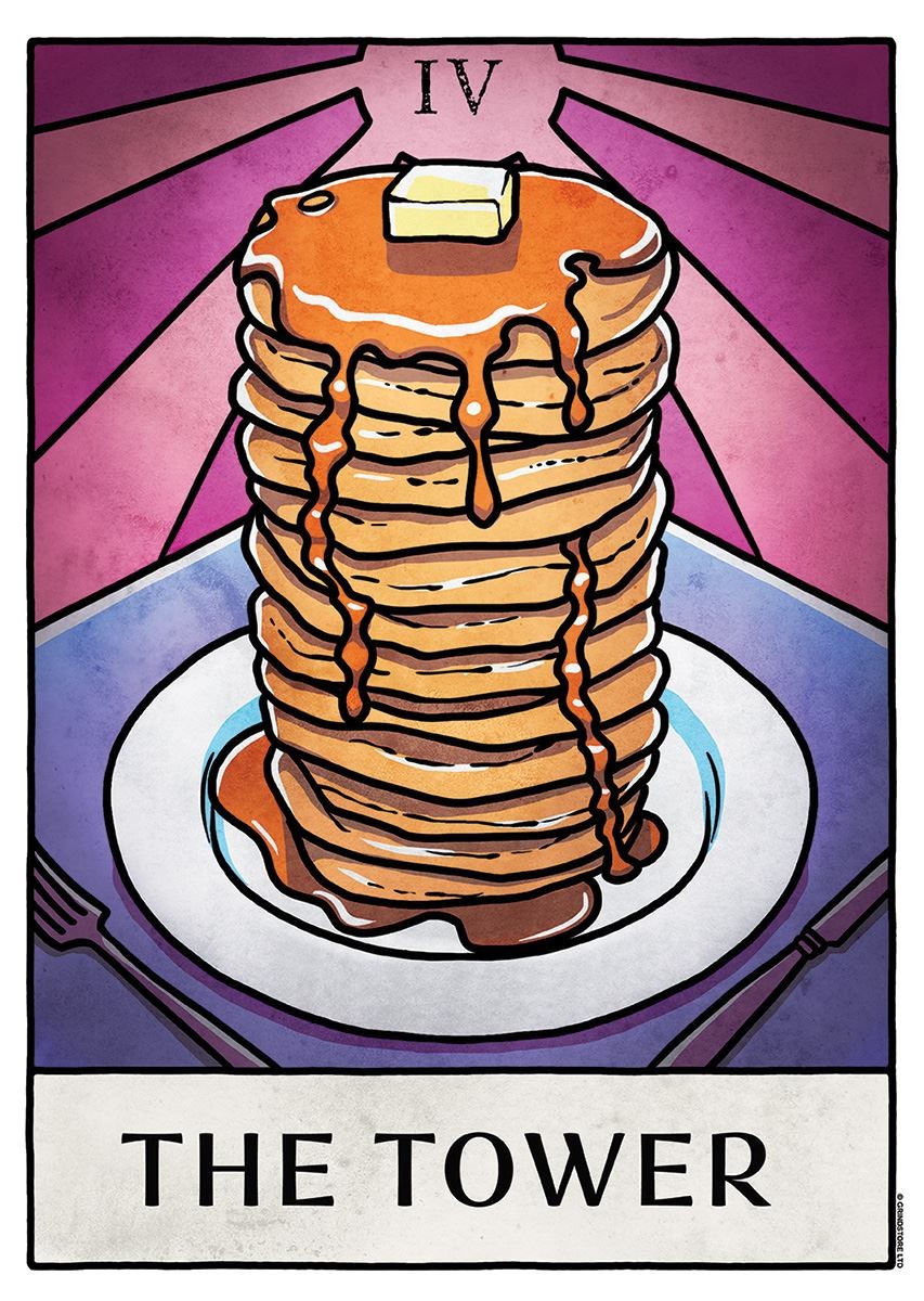 Deadly Tarot Life - The Tower Mini Poster