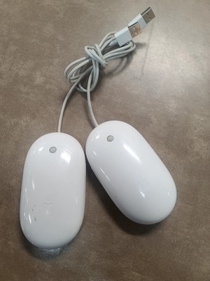2 Apple A1152 MB112LL/B Wired Apple Mouse Fully Tested Works Great!!!
