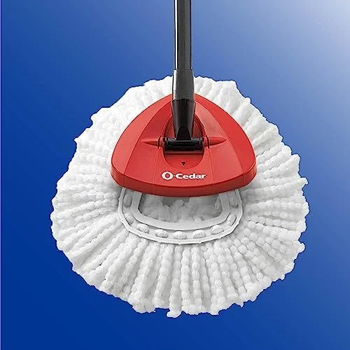 Hands-Free Wringing: O-Cedar EasyWring Spin Mop & Bucket Kit.